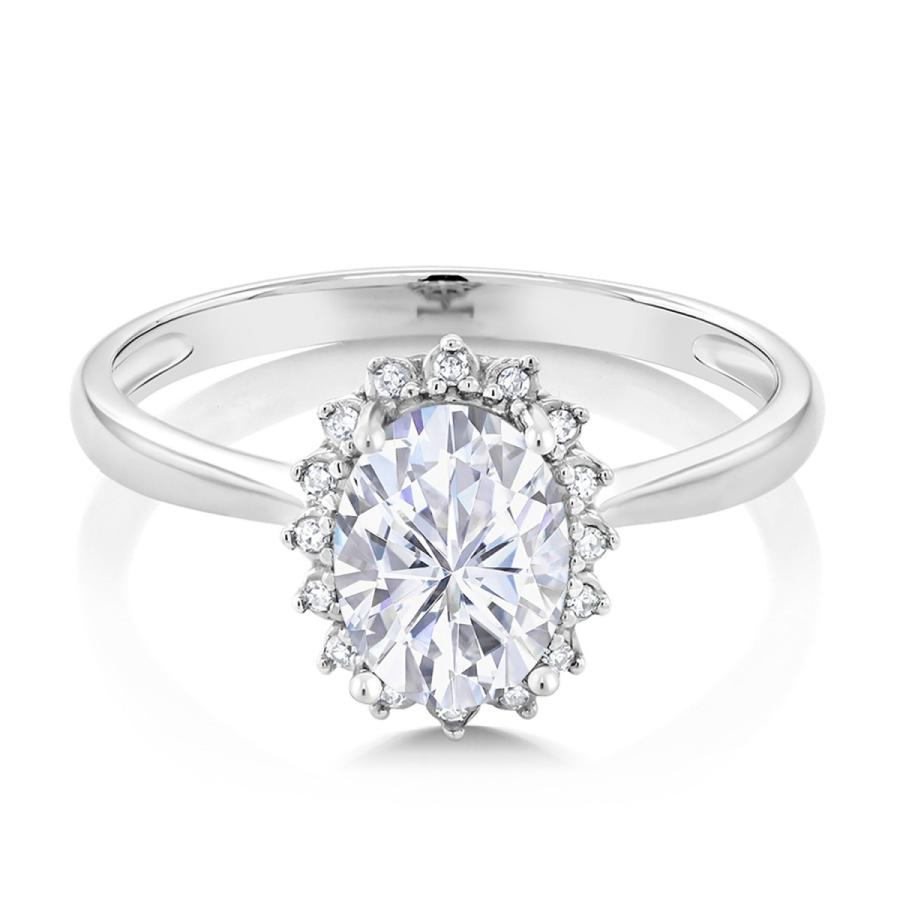 モアサナイト Forever Brilliant リング レディース 指輪 10金 ホワイトゴールド プレゼント 女性 ブランド     商品情報    世界で最も輝く宝石モアサナイト。当店はCharles＆Colvard（チャールズ＆コルバード）正規販売店です。ダイヤの約10分の1の価