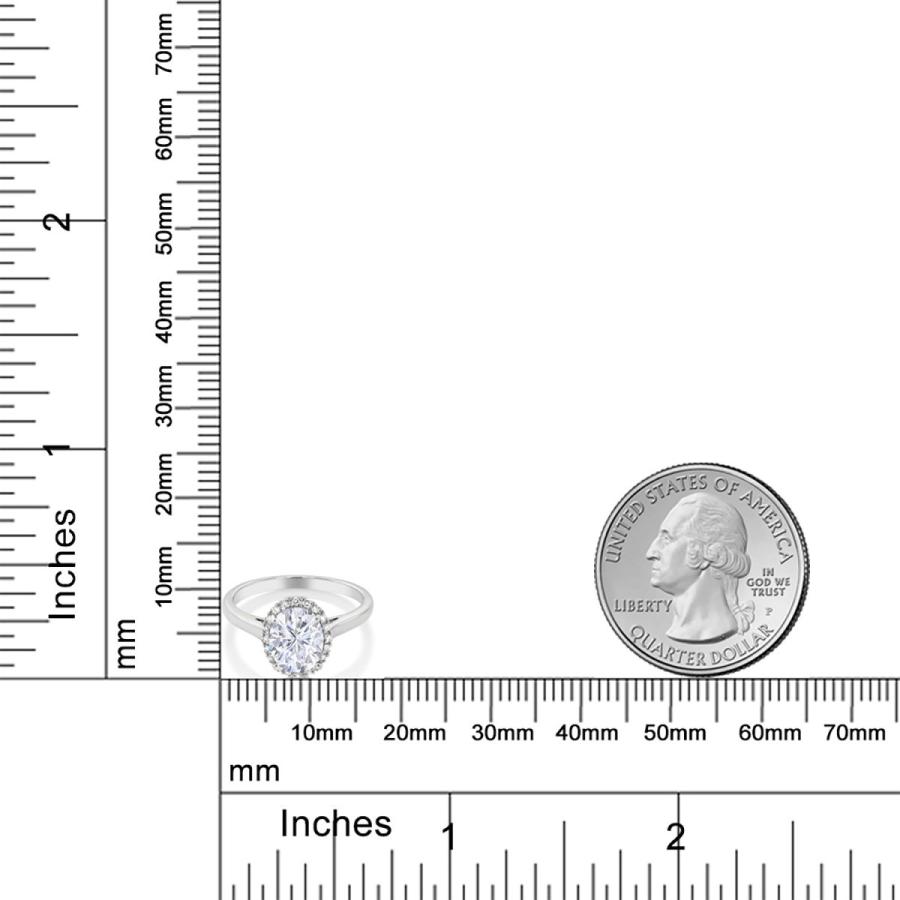 【値下げ⭕️】 モアサナイト リング レディース 指輪 10金 ホワイトゴールド プレゼント 女性 ブランド 【O9035745224】(31856円)