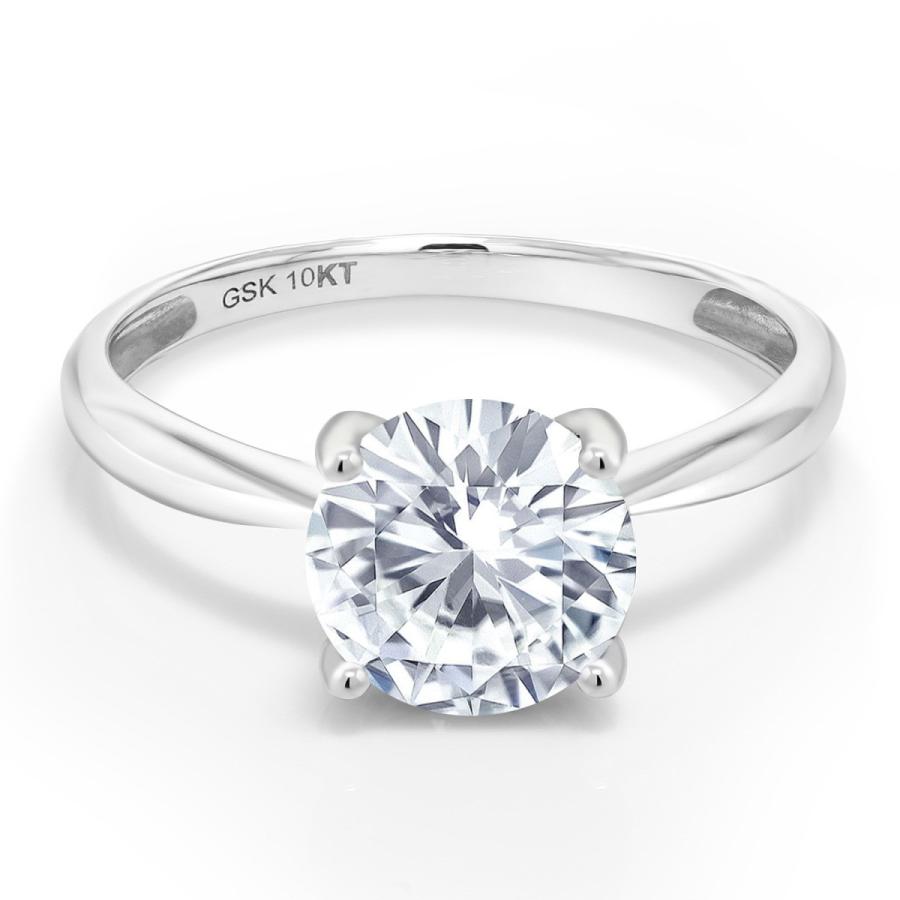 モアサナイト Forever Brilliant リング レディース 指輪 10金 ホワイトゴールド プレゼント 女性 ブランド ブランド 指輪 プレゼント Forever Brilliant 10金 レディース リング モアサナイト ホワイトゴールド 女性