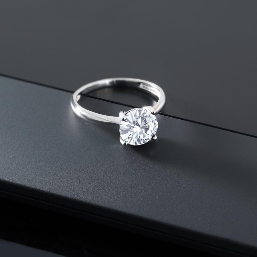 モアサナイト Forever Brilliant リング レディース 指輪 10金 ホワイトゴールド プレゼント 女性 ブランド ブランド 指輪 プレゼント Forever Brilliant 10金 レディース リング モアサナイト ホワイトゴールド 女性