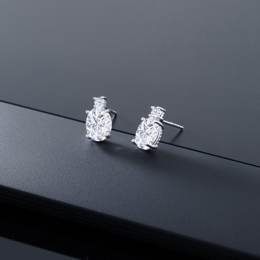 最安値❕ ピアス レディース モアサナイト Forever Brilliant 14金 ホワイトゴールド プレゼント 女性 ブランド 【S1159911782】(40894円)