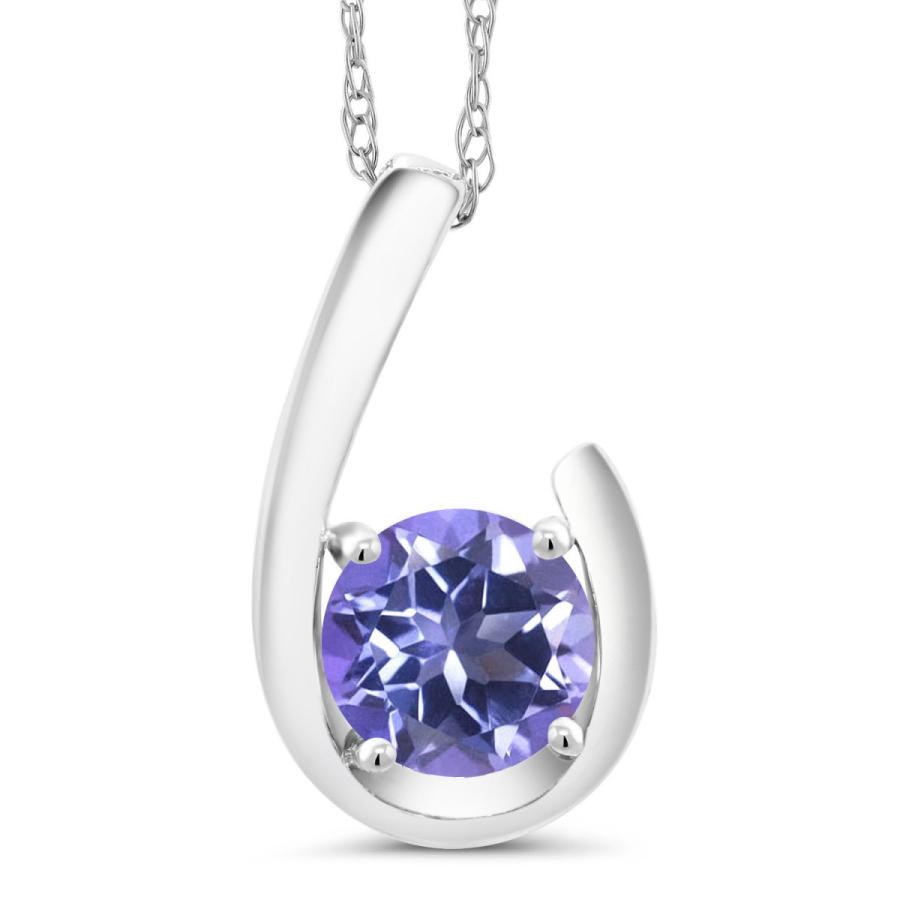 19春夏新色 天然 ミスティックトパーズ タンザナイトブルー ネックレス 女性 レディース 大粒 10金 ホワイトゴールド 大粒 一粒 嫁 天然石 プレゼント 女性 嫁 オオダシ 34a6307d Shoppingmundooriental Com Br