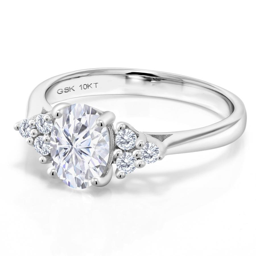 ローボード モアサナイト Forever Brilliant リング レディース 指輪 10金 ホワイトゴールド プレゼント 女性 ブランド 【Q9686162775】(34150円)