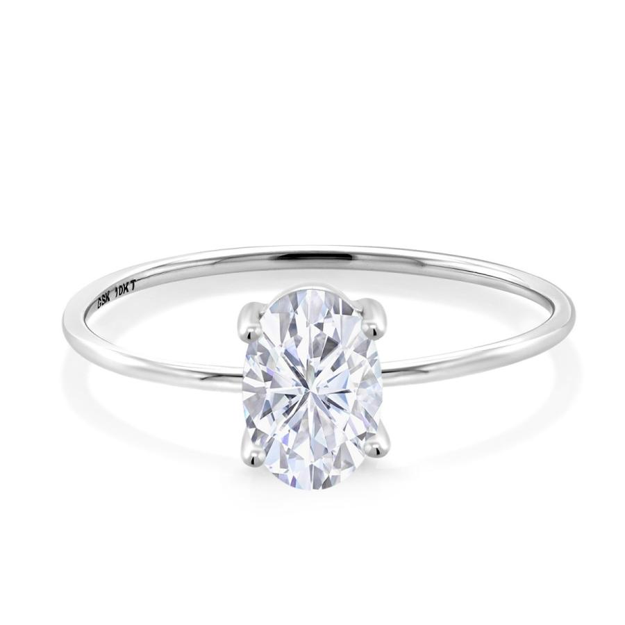 A7人気シール帳 モアサナイト Forever Brilliant リング レディース 指輪 10金 ホワイトゴールド プレゼント 女性 ブランド 【KU7189018426】(25346円)