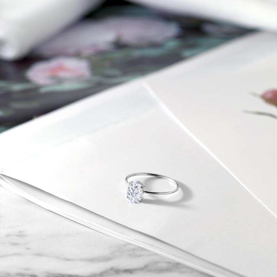 A7人気シール帳 モアサナイト Forever Brilliant リング レディース 指輪 10金 ホワイトゴールド プレゼント 女性 ブランド 【KU7189018426】(25346円)