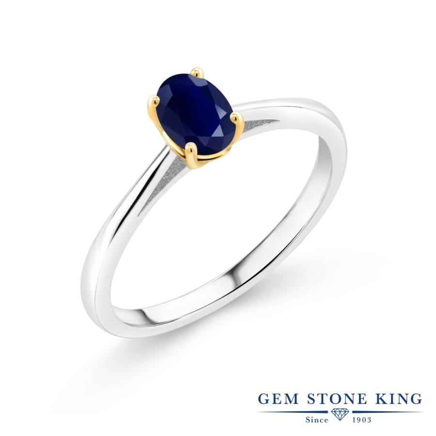 天然 サファイア リング レディース 指輪＆イエローゴールド 天然石 9月 誕生石 お守り 誕生日プレゼント 女性 ブランド