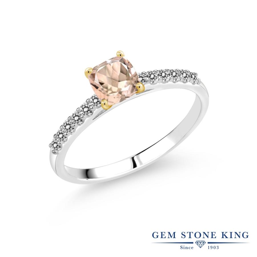 天然 モルガナイト リング レディース 指輪 天然石 4月 誕生石 ブランド ツートン(23850円)