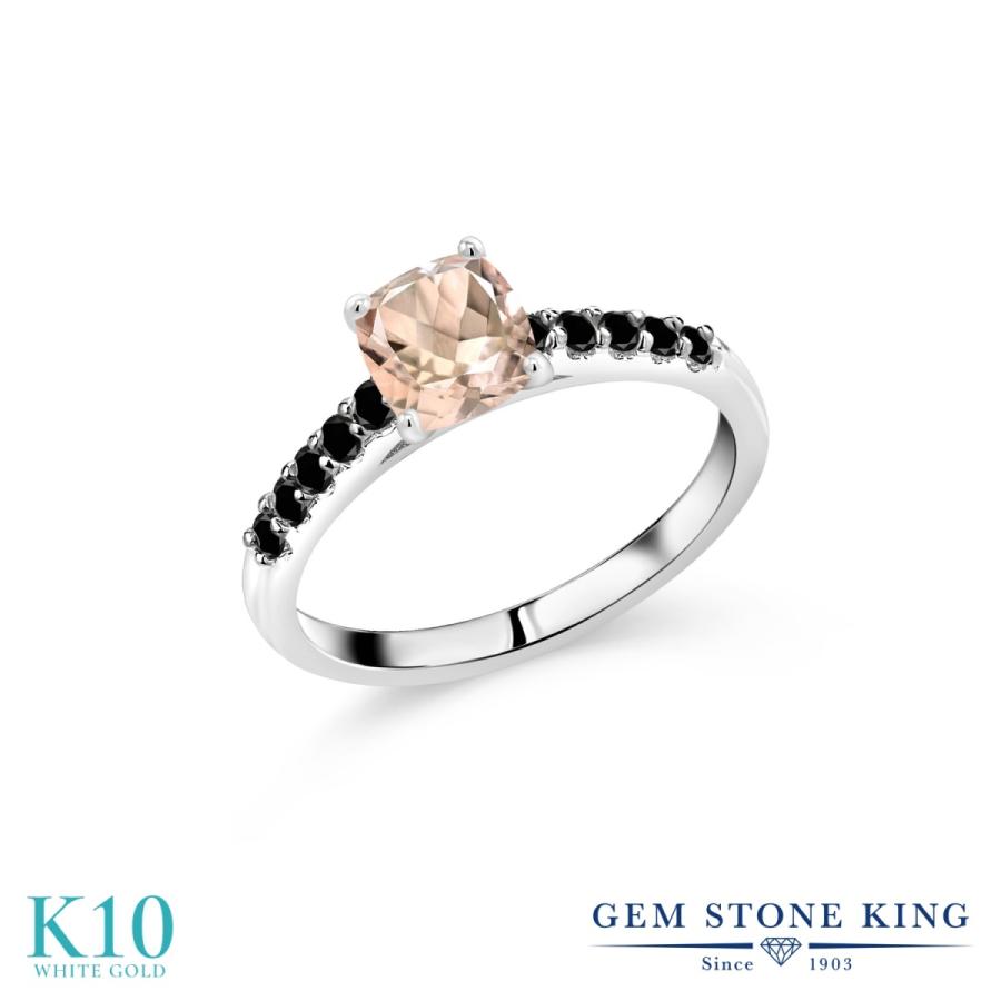 天然 モルガナイト リング レディース 指輪 10金 ホワイトゴールド 天然石 4月 誕生石 ブランド(31700円)