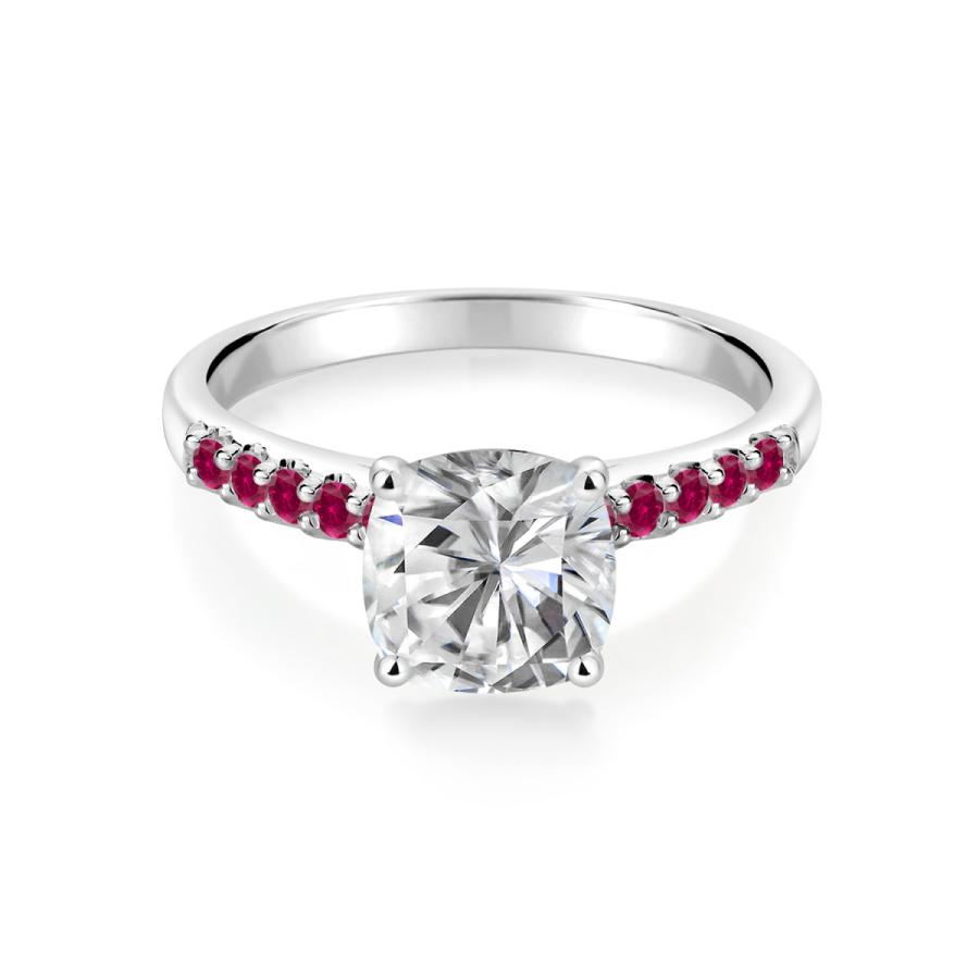 新品未使用！ モアサナイト Forever Brilliant リング レディース 指輪 10金 ホワイトゴールド プレゼント 女性 ブランド 【BCD1141911834】(40260円)