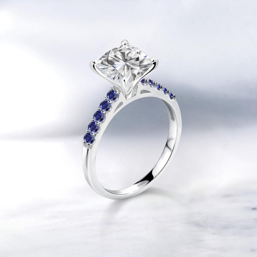 【新品未開封】 モアサナイト Forever Brilliant リング レディース 指輪 10金 ホワイトゴールド プレゼント 女性 ブランド 【AAA1297626529】(45750円)