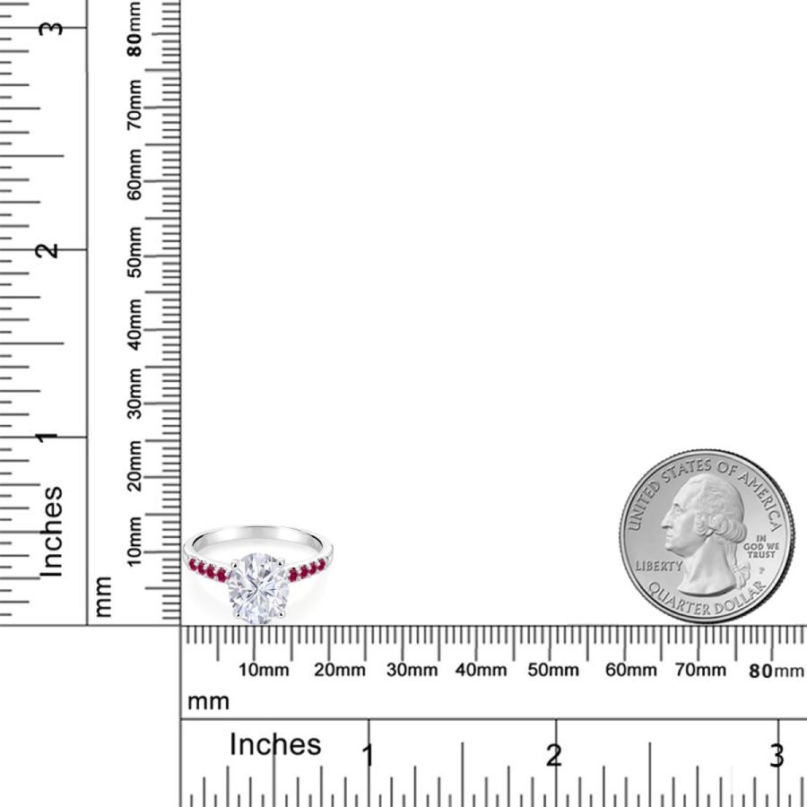 モアサナイト Forever Brilliant リング レディース 指輪 10金 ホワイトゴールド プレゼント 女性 ブランド