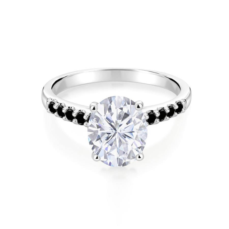 【限定品】 モアサナイト Forever Brilliant リング レディース 指輪 10金 ホワイトゴールド プレゼント 女性 ブランド 【LWH1588343162】(56000円)