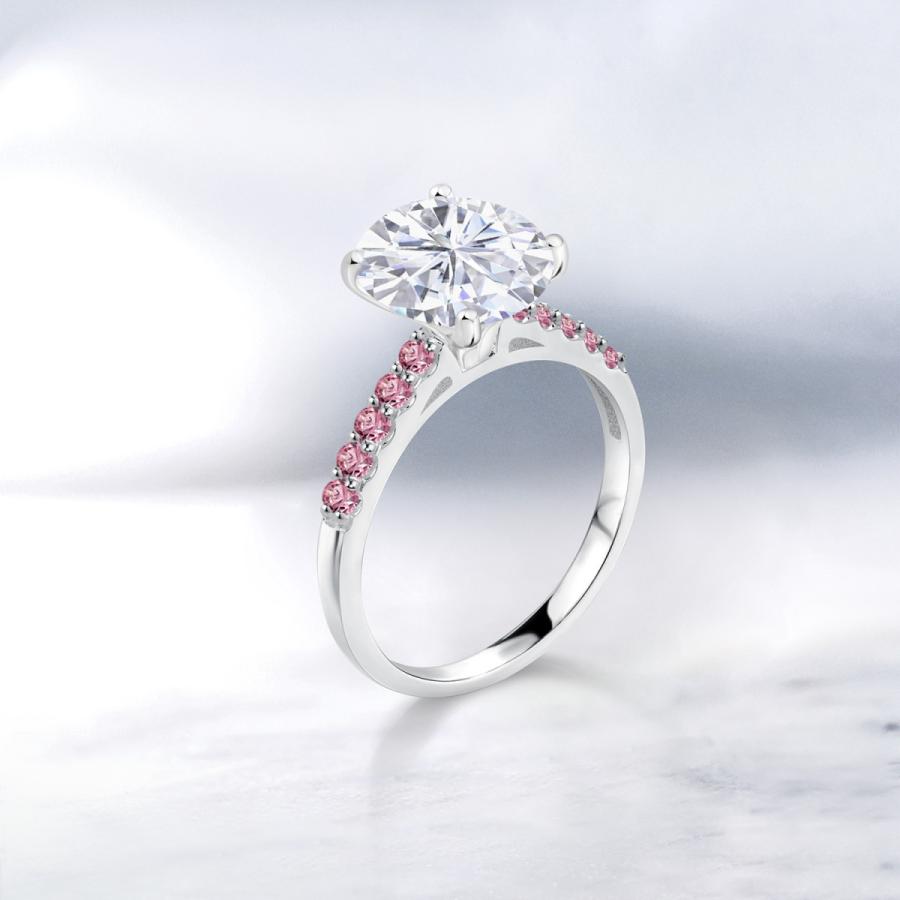 モアサナイト Forever Brilliant リング レディース 指輪 10金 ホワイトゴールド プレゼント 女性 ブランド モアサナイト Forever Brilliant 10金 2mm