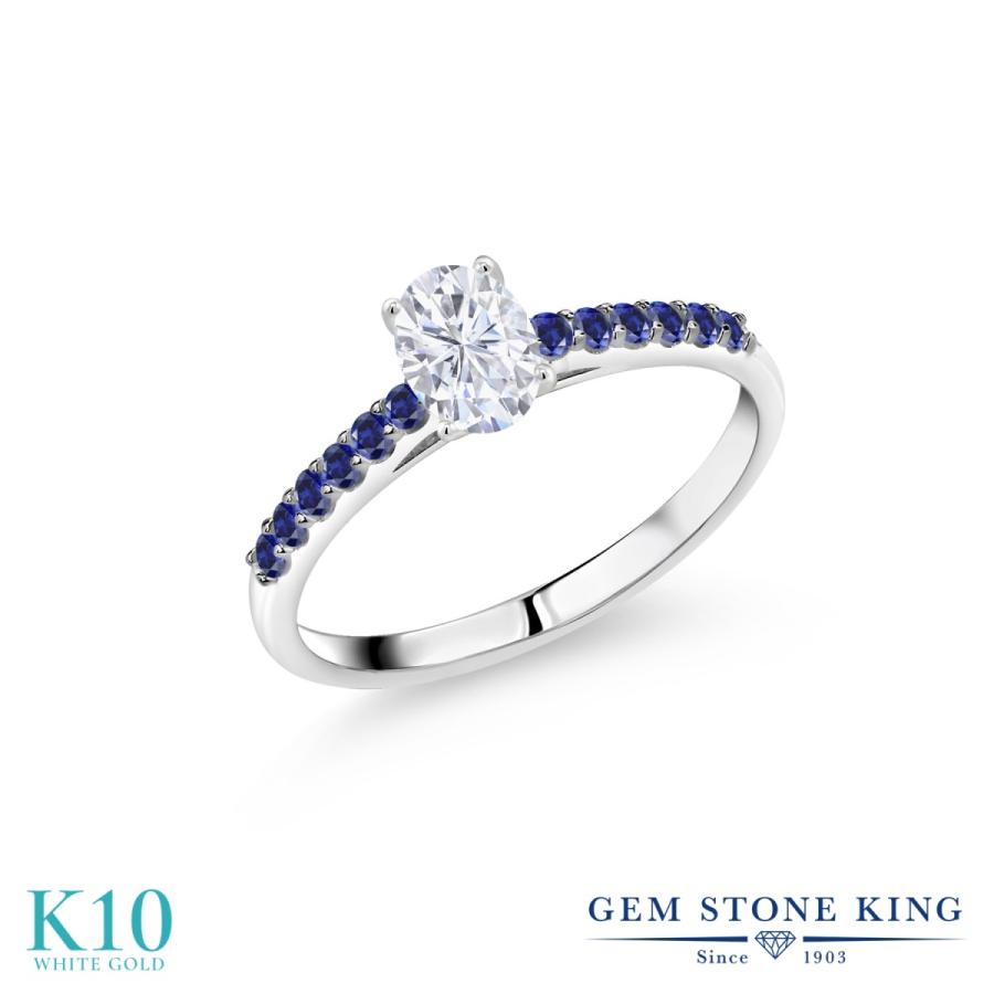 モアサナイト Forever Brilliant リング レディース 指輪 10金 ホワイトゴールド プレゼント 女性 ブランド(25346円)