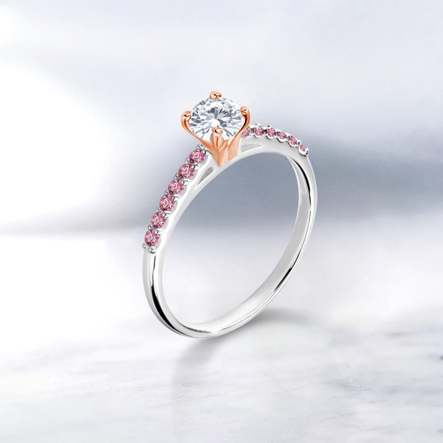 【初期/レア】 モアサナイト Forever One DEF リング レディース 指輪 10金 ツートンゴールド プレゼント 女性 ブランド 【S1170306771】(41262円)