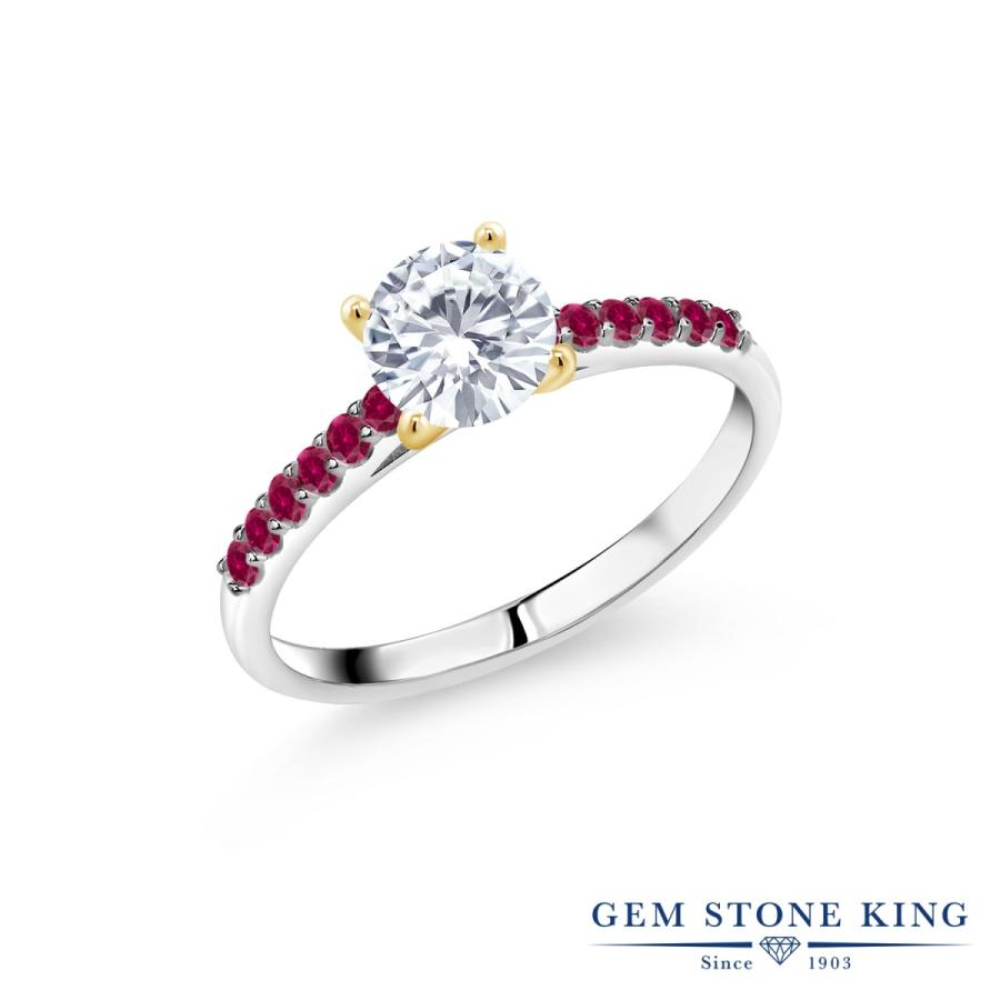 モアサナイト Forever One DEF リング レディース 指輪 10金 ツートンゴールド プレゼント 女性 ブランド