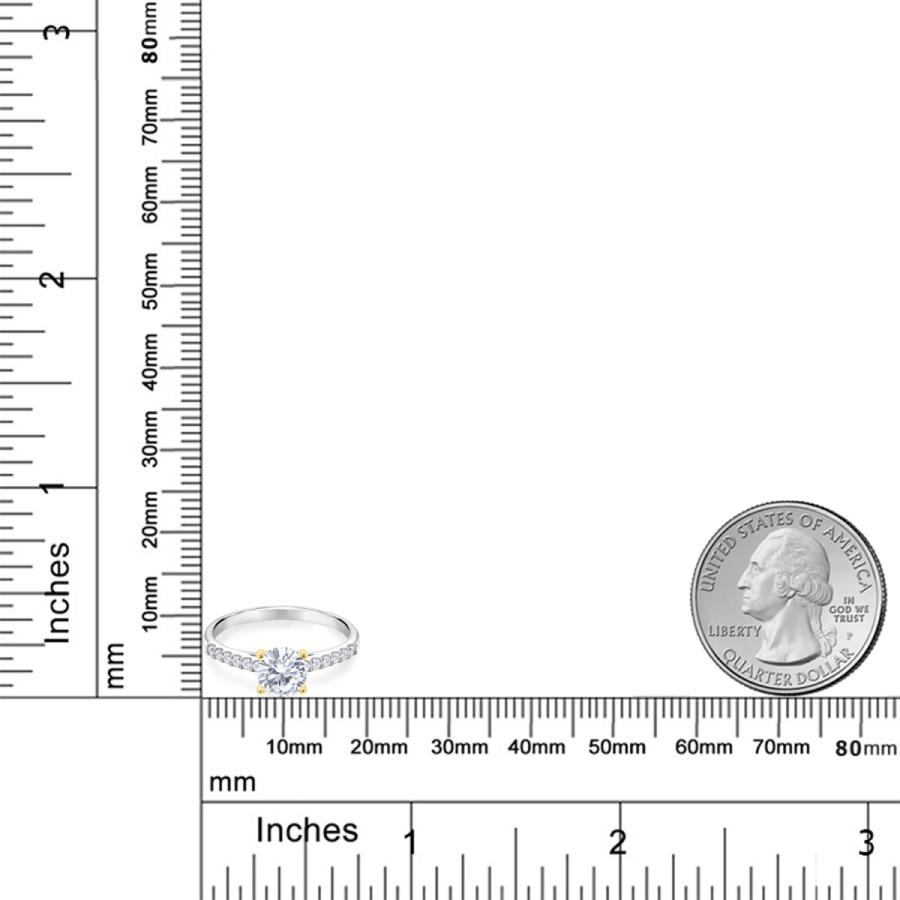 【ラスト1点】 モアサナイト Forever One DEF リング レディース 指輪 10金 ツートンゴールド プレゼント 女性 ブランド 【PET1323549634】(46665円)