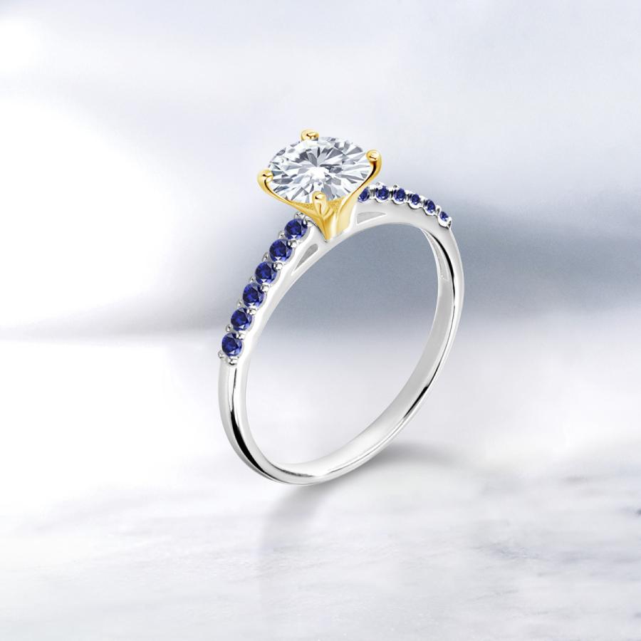 【新品】 モアサナイト Forever One DEF リング レディース 指輪 10金 ツートンゴールド プレゼント 女性 ブランド 【OCQ1141885657】(40260円)