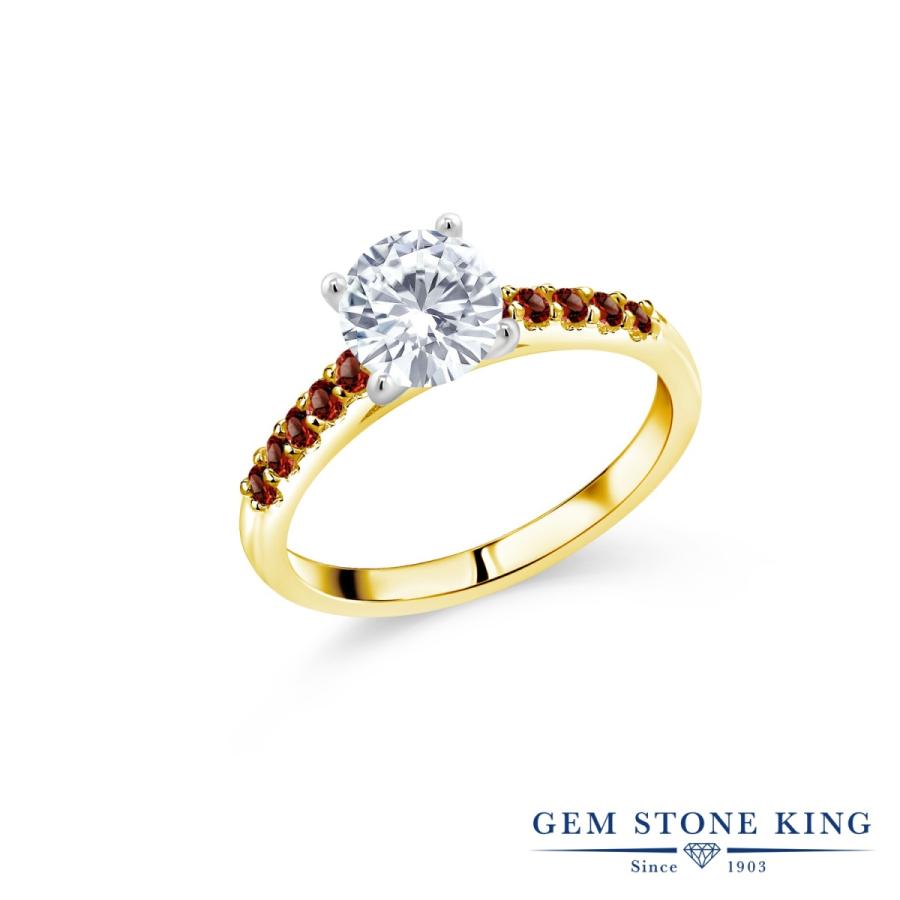 モアサナイト Forever One DEF リング レディース 指輪 10金 ツートンゴールド プレゼント 女性 ブランド