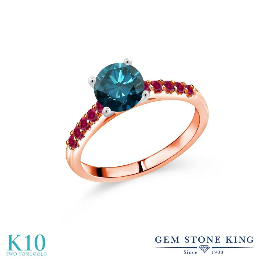 タイムセール ブルーダイヤモンド レディース リング 指輪 人気 ブランド 彼女 妻 プレゼント 誕生石 4月 天然石 ツートンゴールド 10金 ブルーダイヤモンド 天然 リング レディース 指輪 ブランド レディースアクセサリー Oyostate Gov Ng