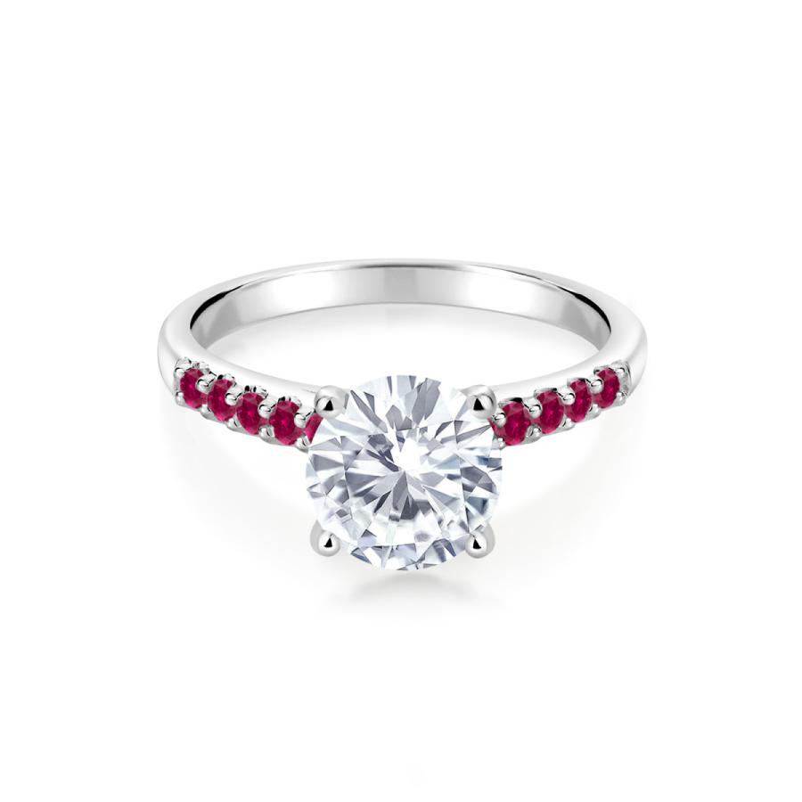 【数量限定アウトレット品】 モアサナイト Forever Brilliant リング レディース 指輪 10金 ホワイトゴールド プレゼント 女性 ブランド 【TM1088215210】(38368円)