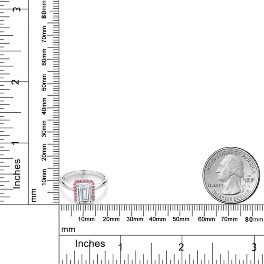 【推し】 モアサナイト リング レディース 指輪 10金 ホワイトゴールド プレゼント 女性 ブランド 【DGJ1321688375】(46600円)