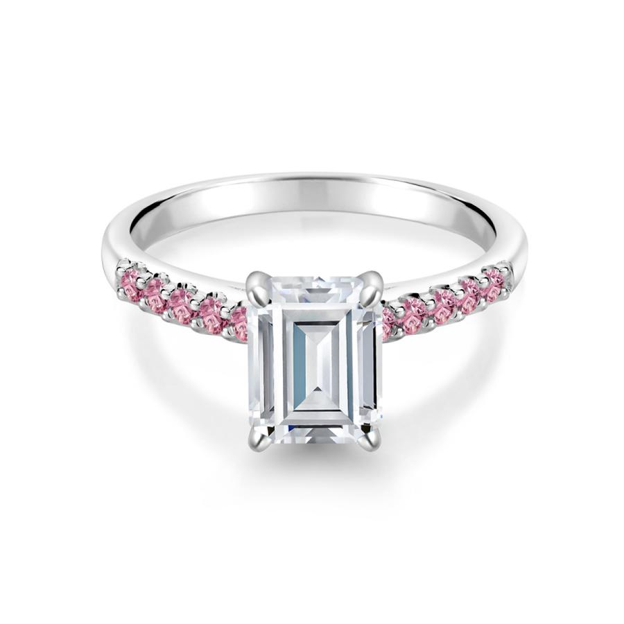 【売り切りお値下げ】 モアサナイト リング レディース 指輪 10金 ホワイトゴールド プレゼント 女性 ブランド 【CE1012112465】(35685円)