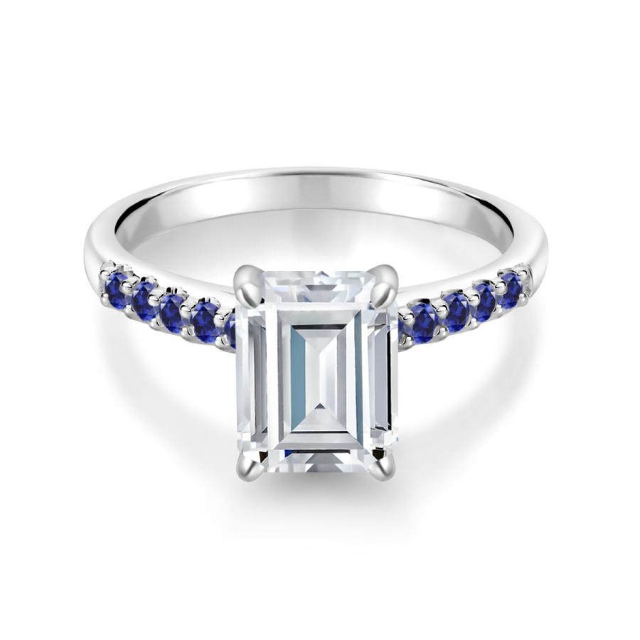 モアサナイト リング レディース 指輪 10金 ホワイトゴールド プレゼント 女性 ブランド レディースアクセサリー