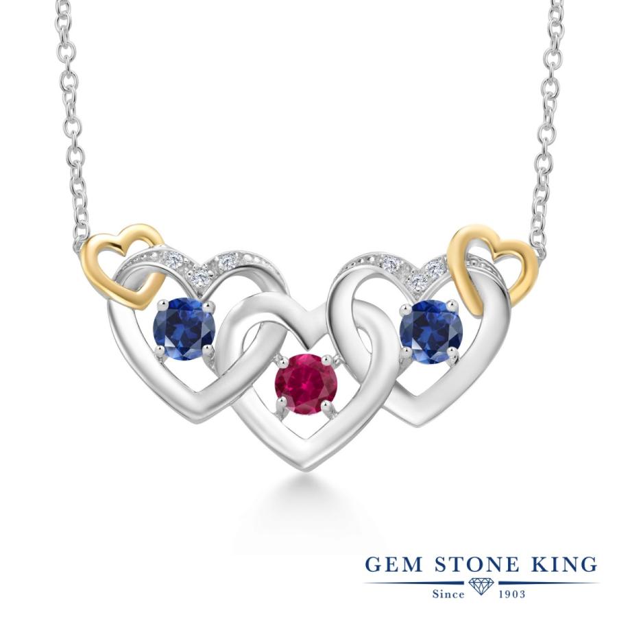 シンセティック ルビー ネックレス レディース 7月 誕生石 お守り 誕生日プレゼント 女性 ブランド シンセティック ルビー ネックレス レディース 7月 誕生石 お守り 誕生