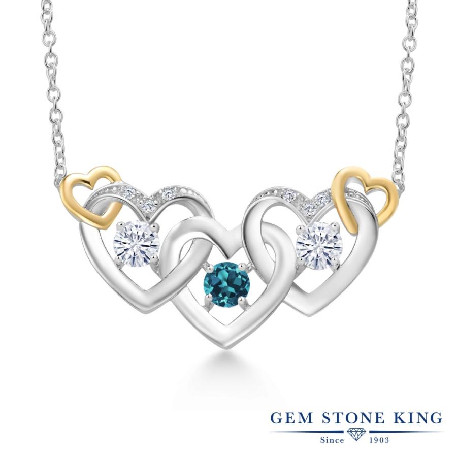 天然 ロンドンブルートパーズ ネックレス レディース 天然石 11月 誕生石 お守り 誕生日プレゼント 女性 ブランド