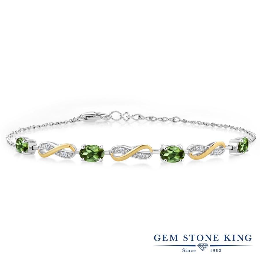 天然 グリーントルマリン ブレスレット レディース 天然石 10月 誕生石 お守り 誕生日プレゼント 女性 40代 50代 ブランド