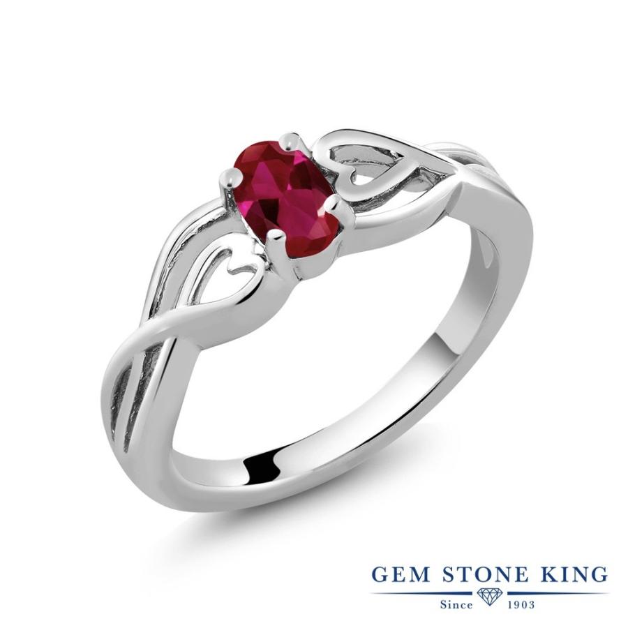 シンセティック ルビー リング レディース 指輪 7月 誕生石 お守り 誕生日プレゼント 女性 ブランド