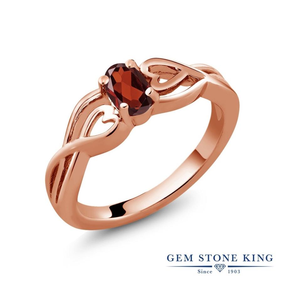 天然 ガーネット リング レディース 指輪 ピンクゴールド 加工 天然石 1月 誕生石 お守り 誕生日プレゼント 女性 ブランド