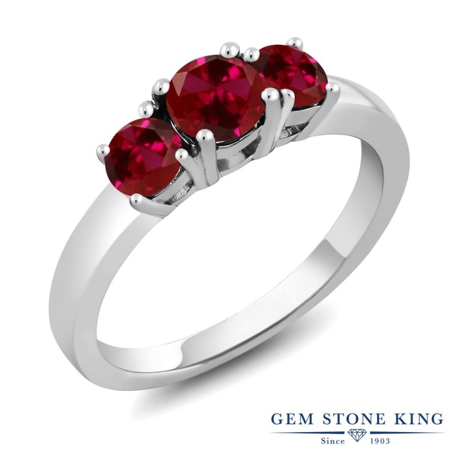 シンセティック ルビー リング レディース 指輪 7月 誕生石 お守り 誕生日プレゼント 女性 ブランド