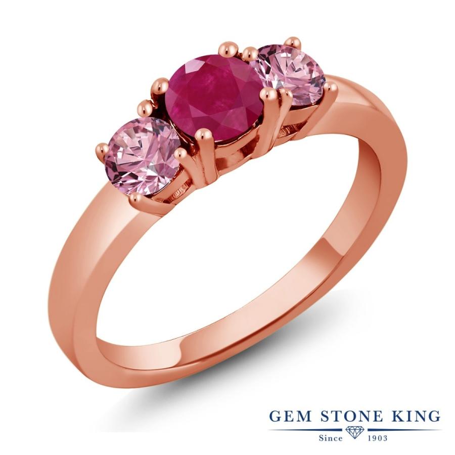 【通常品】 天然 ルビー リング レディース 指輪 ピンクゴールド 加工 天然石 7月 誕生石 ブランド 【EIM1398254517】(49300円)