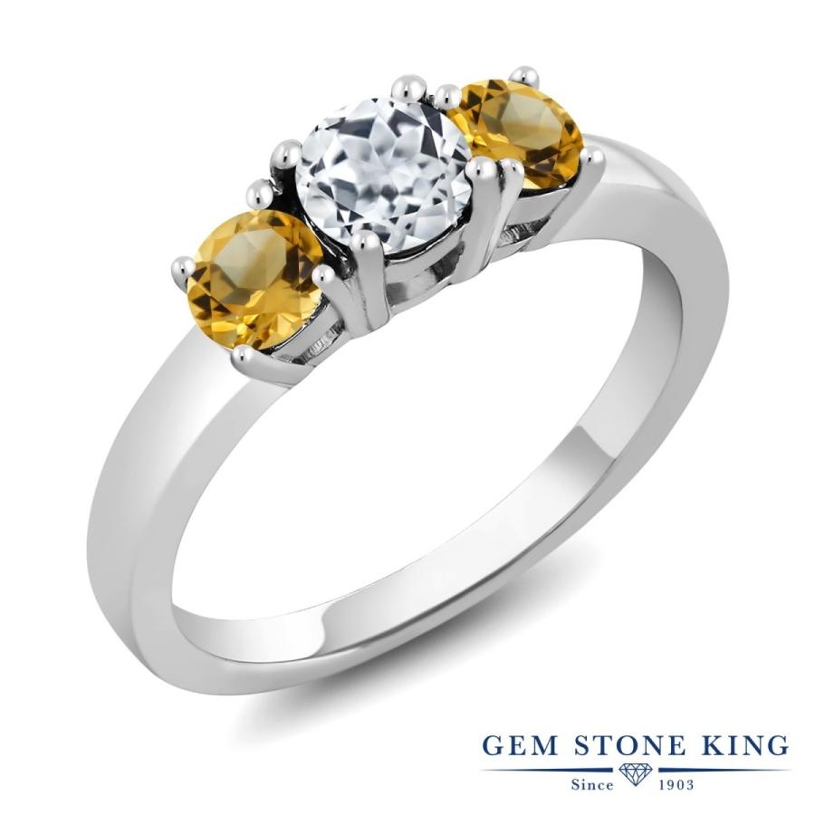 天然 ホワイトトパーズ リング レディース 指輪 天然石 11月 誕生石 お守り 誕生日プレゼント 女性 ブランド