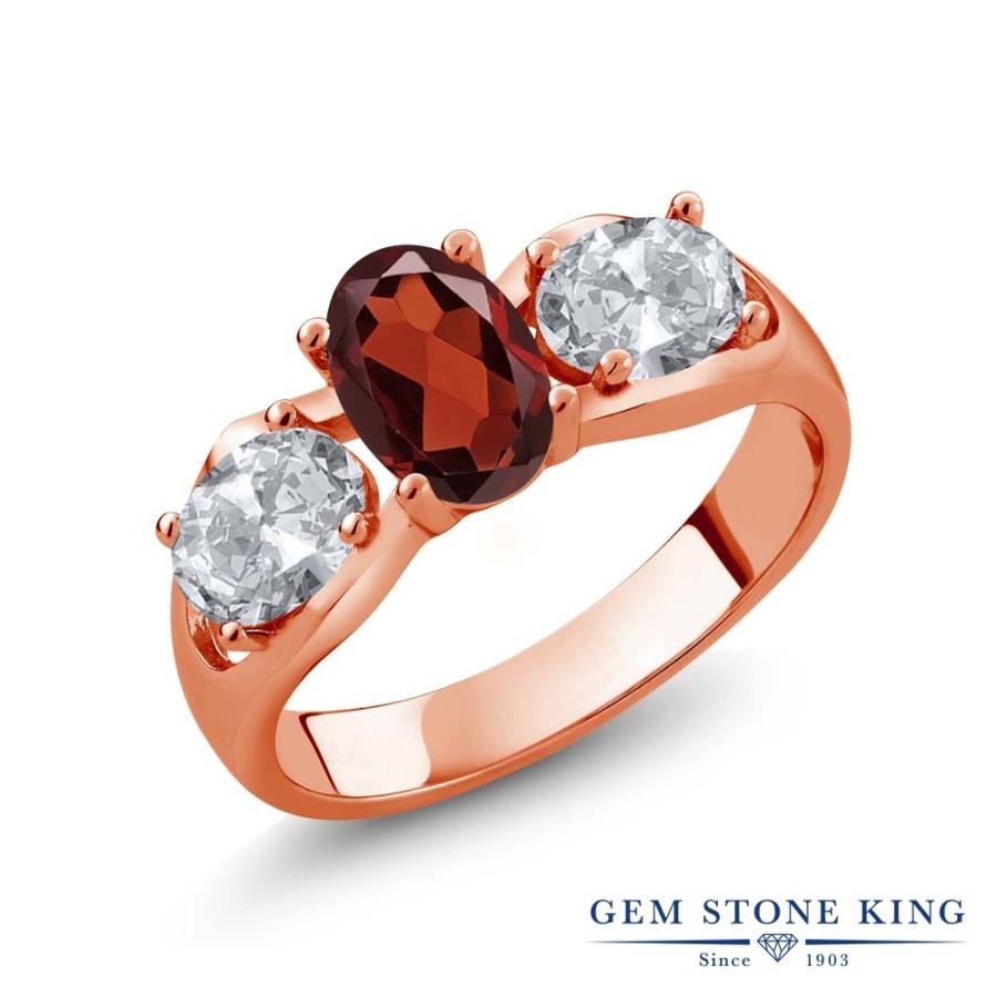 天然 ガーネット リング レディース 指輪 ピンクゴールド 加工 天然石 1月 誕生石 お守り 誕生日プレゼント 女性 ブランド