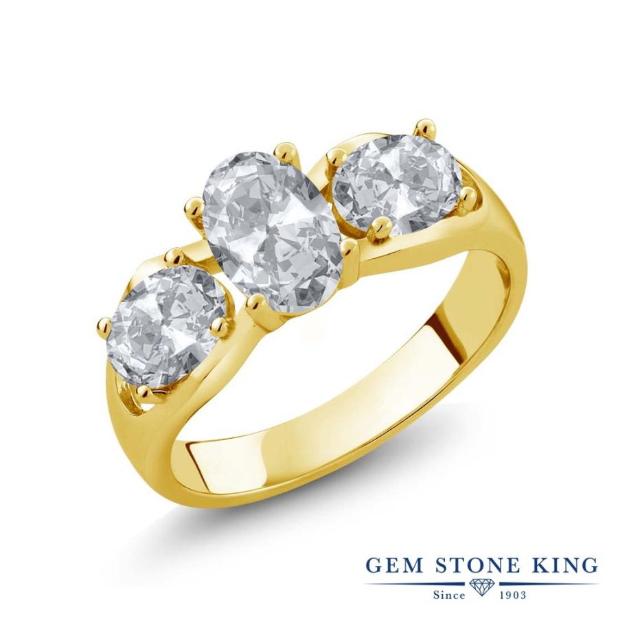 天然 ホワイトトパーズ リング レディース 指輪 イエローゴールド 加工 天然石 11月 誕生石 お守り 誕生日プレゼント 女性 ブランド