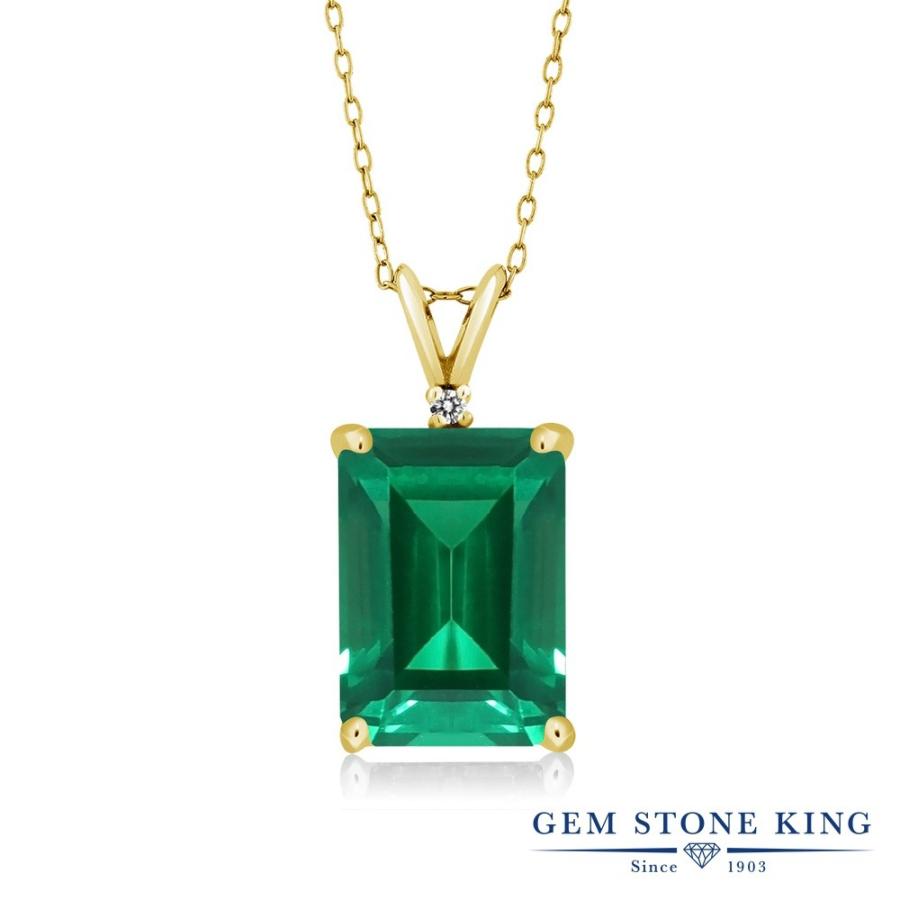 ナノ エメラルド ネックレス レディース シルバー イエローゴールド 加工 大粒 金属アレルギー対応 Meg 0046 Oct Ne Gr Di W Ypss Gem Stone King 通販 Yahoo ショッピング