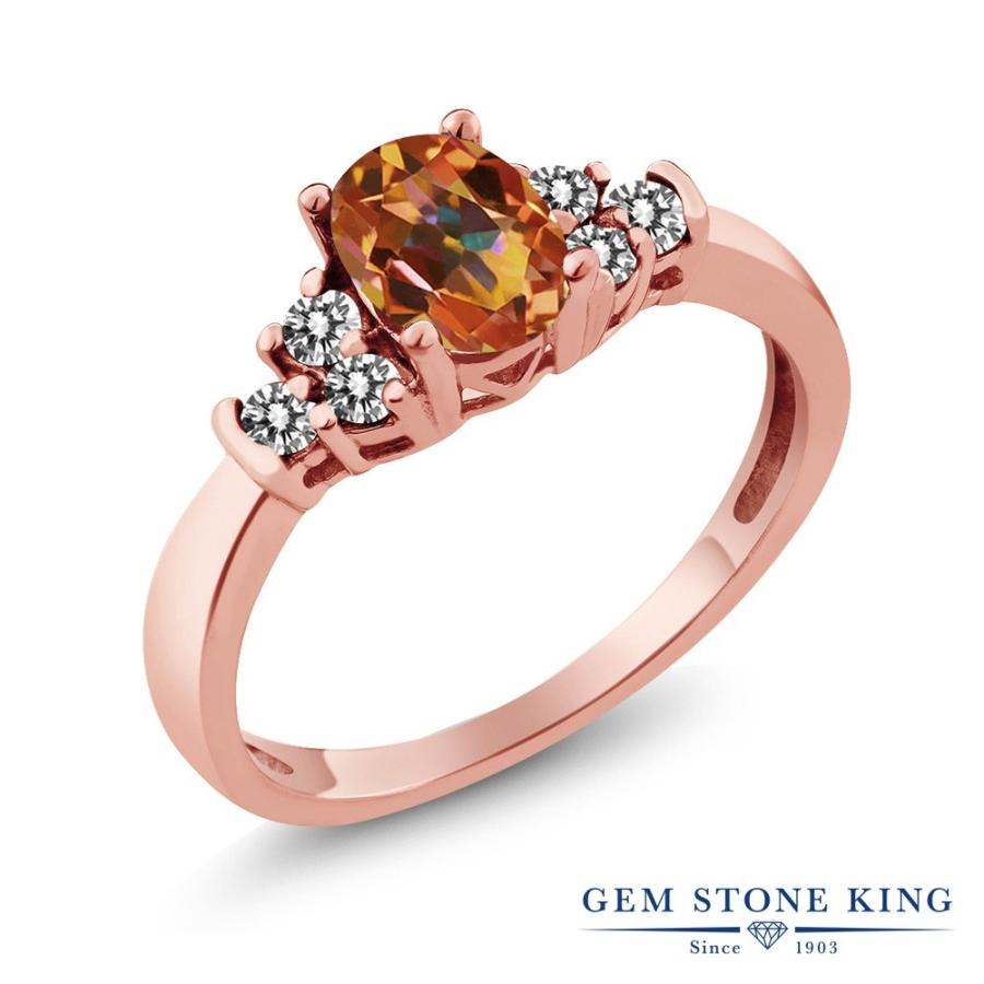 おしゃれ 天然石 エクスタシーミスティックトパーズ 天然石 誕生日 指輪 レディース リング 天然 ダイヤモンド ピンクゴールド 女性 加工 プレゼント 女性 嫁 誕生日 ベッド マットレス Ae467fe9 Studio J Co