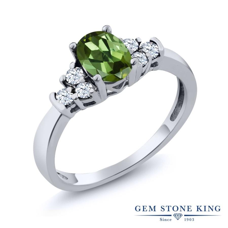 天然 グリーントルマリン リング レディース 指輪 天然石 10月 誕生石 お守り 誕生日プレゼント 女性 ブランド