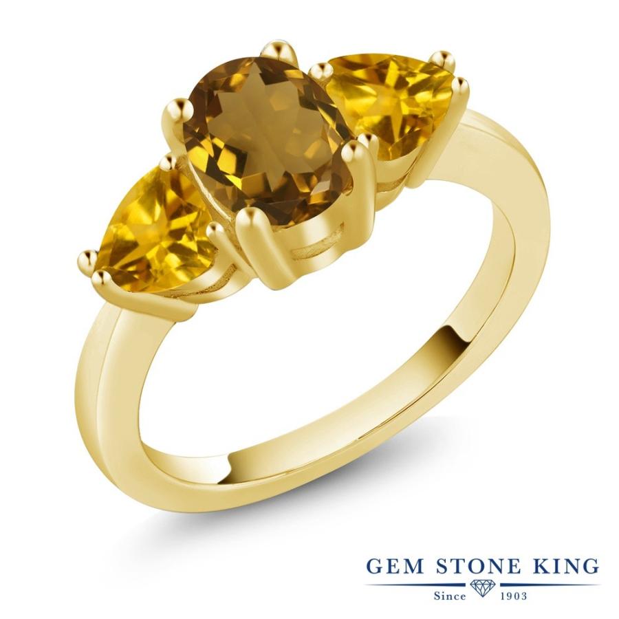 天然 クオーツ(石英) リング レディース 指輪 イエローゴールド 加工 天然石 お守り ブランド