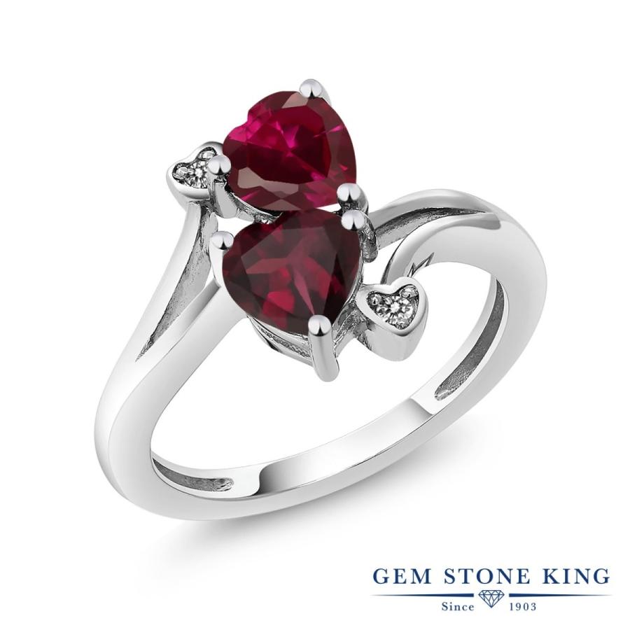 シンセティック ルビー リング レディース 指輪 7月 誕生石 お守り 誕生日プレゼント 女性 ブランド