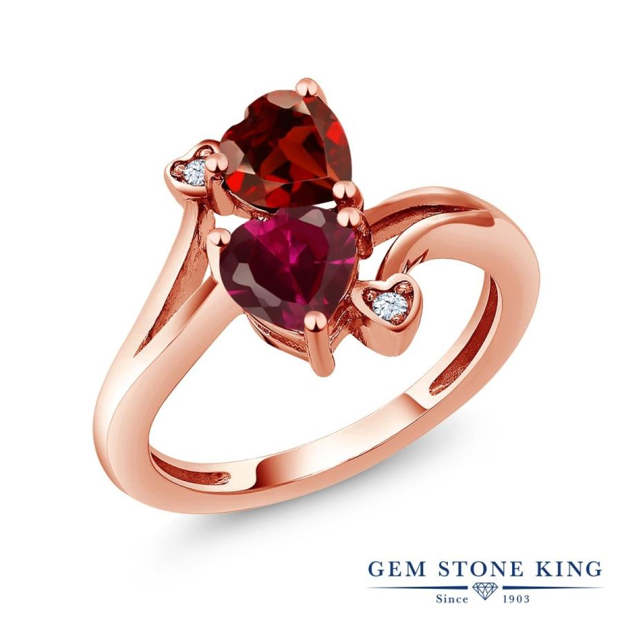 天然 ガーネット リング レディース 指輪 ピンクゴールド 加工 天然石 1月 誕生石 お守り 誕生日プレゼント 女性 ブランド