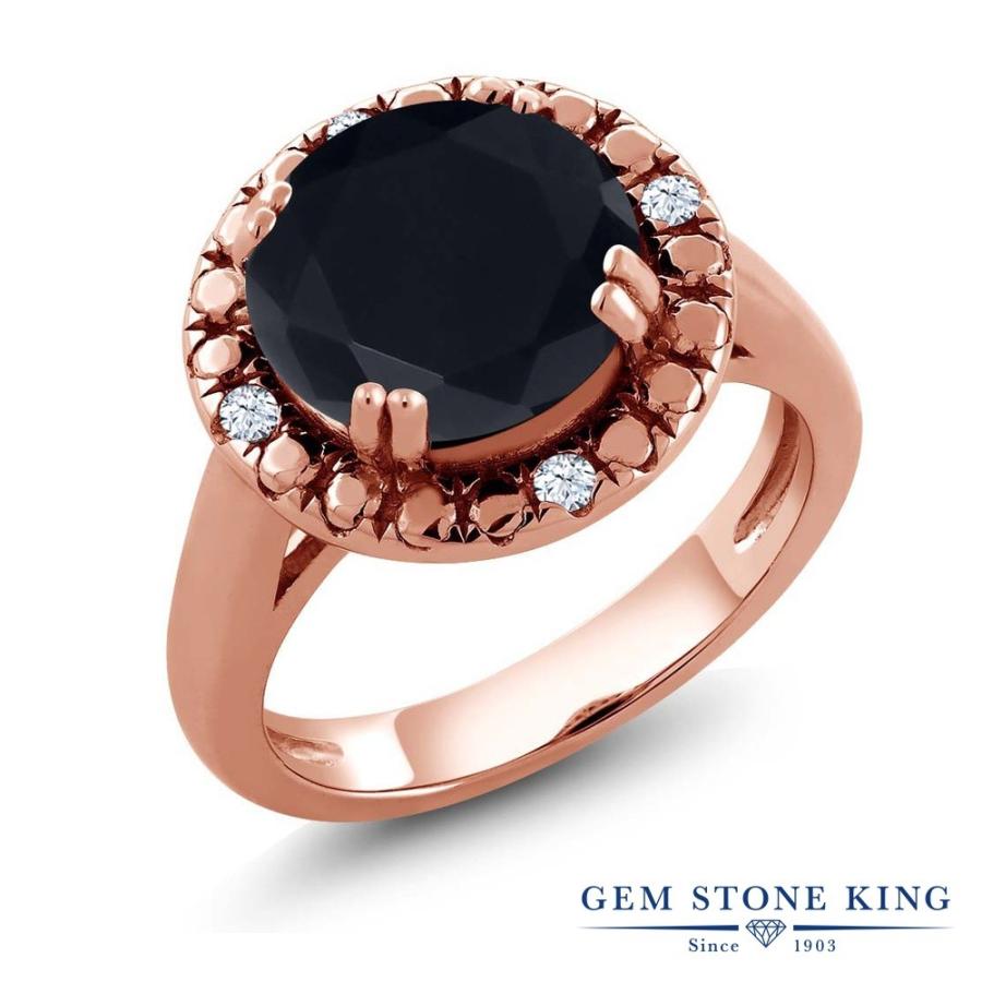 天然 オニキス リング レディース 指輪 ピンクゴールド 加工 天然石 8月 誕生石 お守り 誕生日プレゼント 女性 ブランド