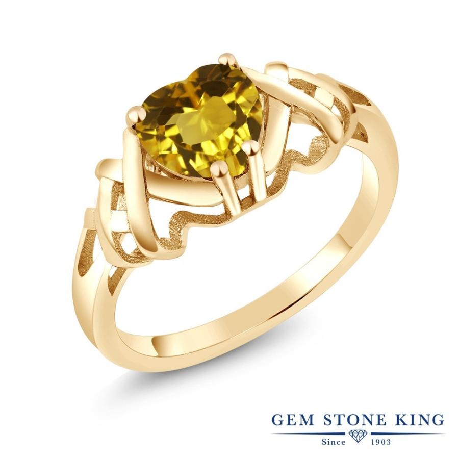 天然 シトリン リング レディース 指輪 イエローゴールド 加工 天然石 11月 誕生石 お守り 誕生日プレゼント 女性 ブランド