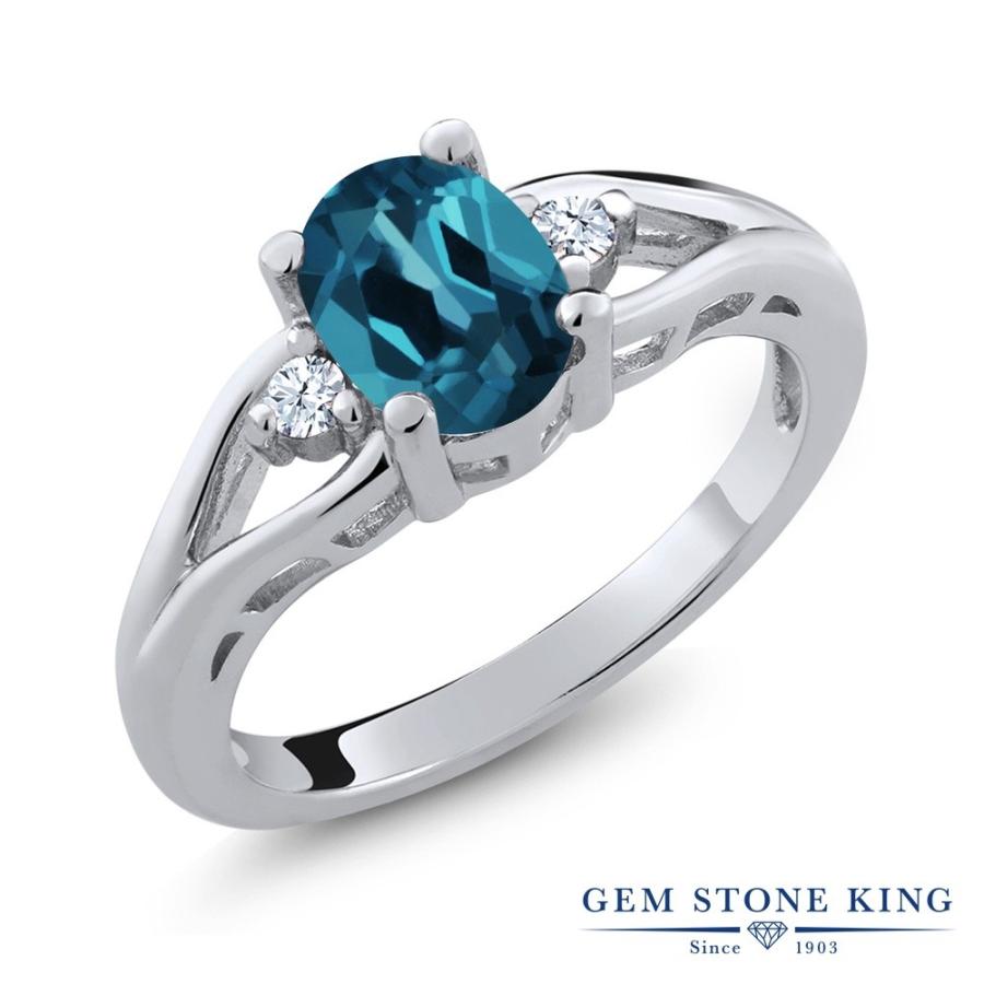 天然 ロンドンブルートパーズ リング レディース 指輪 天然石 11月 誕生石 お守り 誕生日プレゼント 女性 ブランド