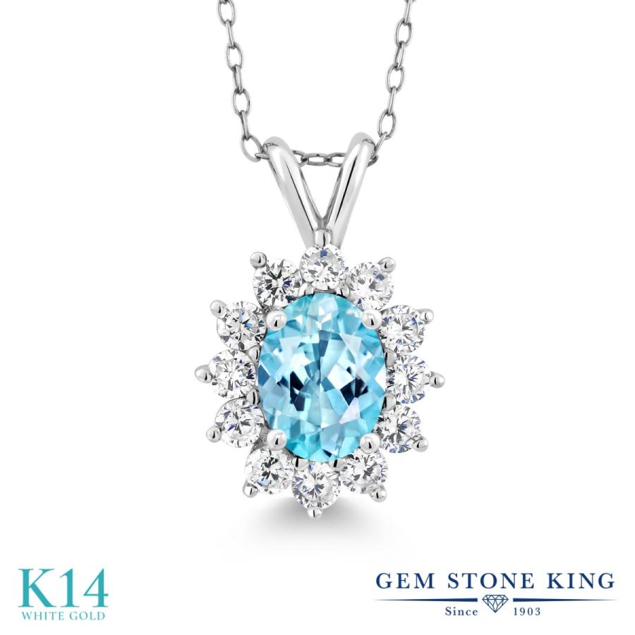 天然 アパタイト ネックレス レディース 14金 ホワイトゴールド 天然石 お守り ブランド