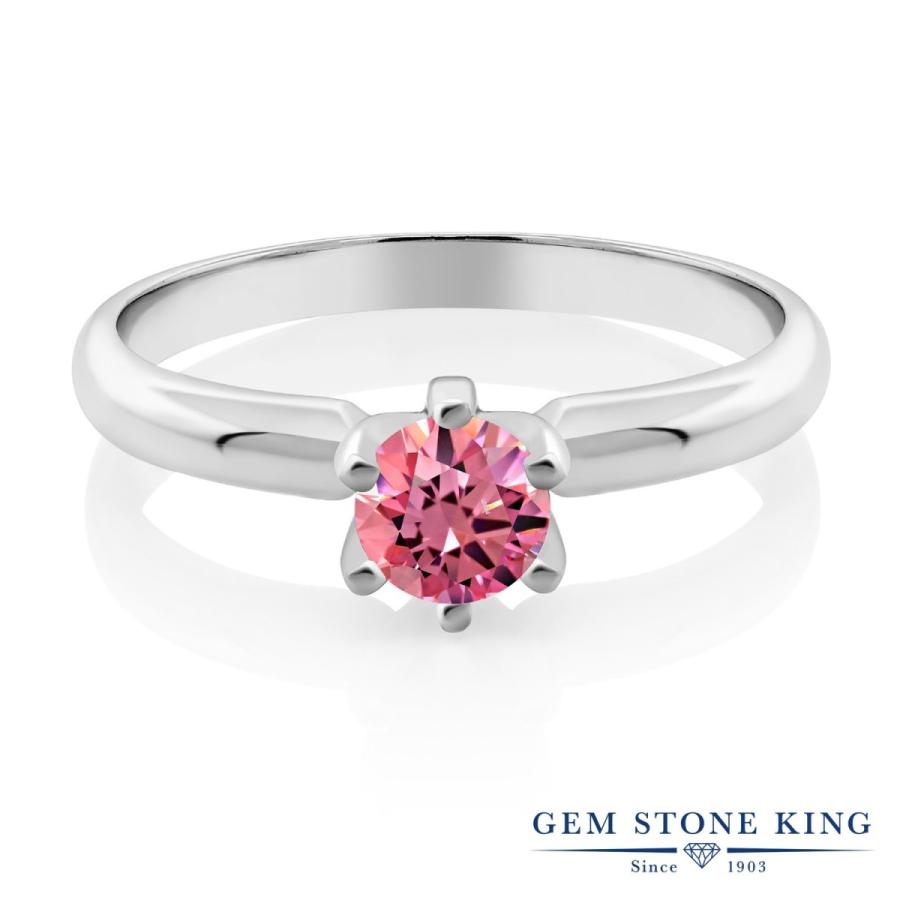 ファンシーピンク ジルコニア リング レディース 指輪 CZ プレゼント 女性 ブランド