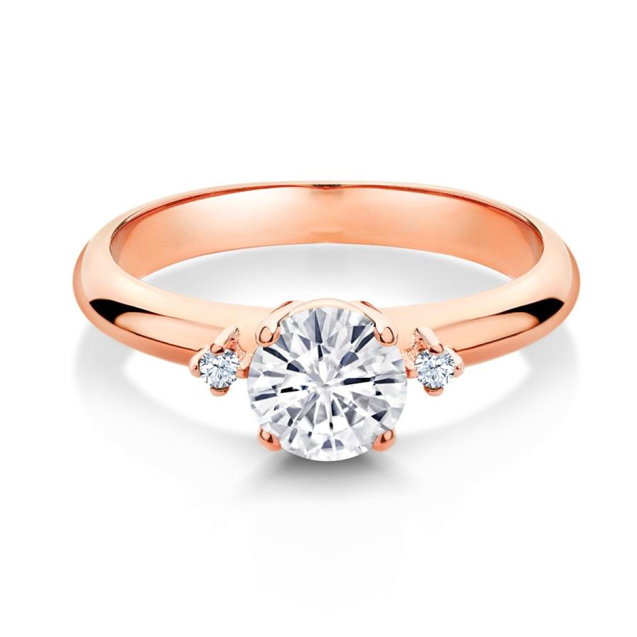 Forever Classic モアサナイト 指輪 レディース リング シルバー ピンクゴールド 加工 婚約指輪 Meg 0371 Rd Cms Fc Cs W Rpss Gem Stone King 通販 Yahoo ショッピング
